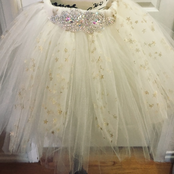 IVORY GIRL - flower girl tutu skirt - Picture 6 of 7